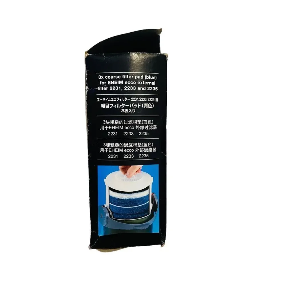 10/$25🦋 Eheim Ecco Coarse Blue Filter Pad - Set of 3